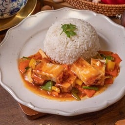 E3 ข้าวกระเพราหมูกรอบ