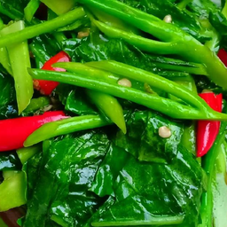 STAIR FRIED  KALE WITH OYSTER SAUCEผัดคะน้า