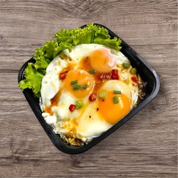 ข้่าวไข่ดาวซอสSpicy