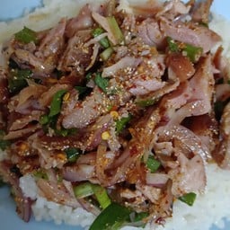 ส้มตำข้าวมันไก่หน้าม.รังสิต