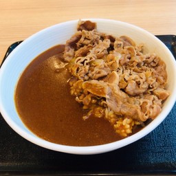 Gyudon-Curry-300g ใส่แกงลงบนชามเนื้อ 牛丼カレー300