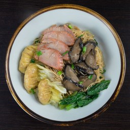 บะหมี่เกี๊ยว หมูแดง เห็ดหอม # 2.5