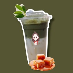 ชาเขียวนมคาราเมล