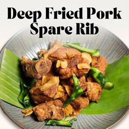 ซี่โครงหมูทอด