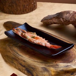 กุ้งหวานยักษ์เมนไตโกะ                  ( Giant Sweet Shrimp With Mentaiko )