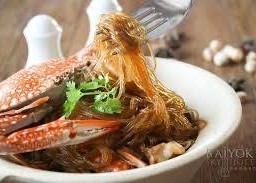 ปูอบวุ้นเส้น (กับข้าว)