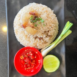 ข้าวผัดมันเนื้อฺ