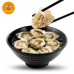 (ใหม่) เกี๊ยวน้ำหมู 手工大馄饨