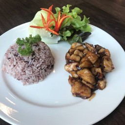 ข้าวปลากะพงขลุกขลิก