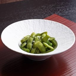 ถั่วแระญี่ปุ่นต้มโรยเกลือทะเล (Vegen)