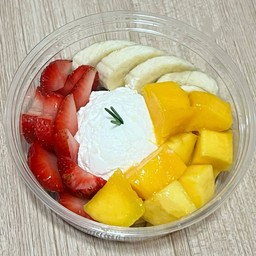 กรีกโยเกิร์ต 1 สกู๊ป + topping 3 อย่าง ไซส์เล็ก