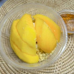 กรีกโยเกิร์ตมะม่วงคลัมเบิ้ลคาราเมล