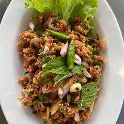 ก้อยหมูมะนาวดิบ
