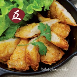 ฟองเต้าหู้กุ้งทอด