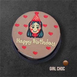 HBD Girl Choc ครึ่งปอนด์