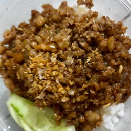 หมูสับทอดกระเทียม