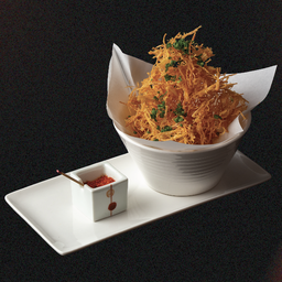 เห็ดเข็มทองทอด (Vegan)