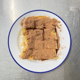 ขนมปังปิ้งนม+โอวัลติน