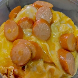 ข้าวไข้ข้นไส้กรอก