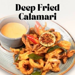 ปลาหมึกทอด