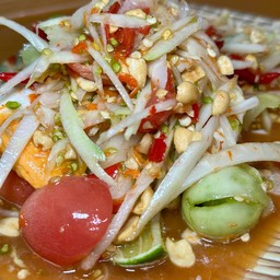 ตำไทย+ ไข่เค็ม