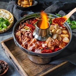 สามแซ่บหม้อไฟ (หมาล่าพ่นไฟ) เลือกเส้นได้ 2 เส้น