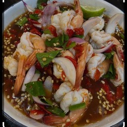 ยำกุ้งสุก