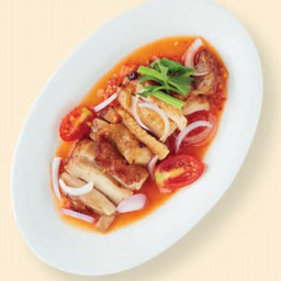 A9.ยำไก่ย่าง