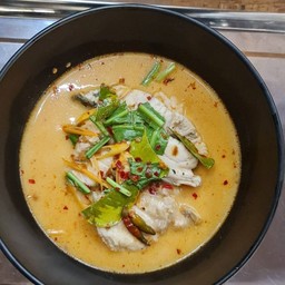 ต้มยำน้ำข้นปลากะพง