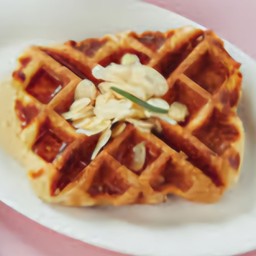 ครอฟเฟิลไส้อัลมอนด์บด