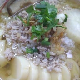 ข้าวต้มหมูสับ+เต้าหู้ไข่