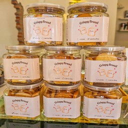 ขนมปังกรอบ ราคา/1 กระปุก