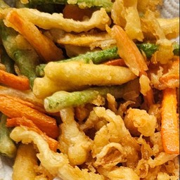 ผักรวมทอด