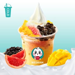 มะม่วง ส้มโอแดง ซอฟต์เสิร์ฟ