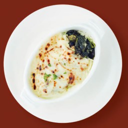 S8.ผักโขมอบชีส