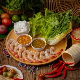 เมี่ยงกุ้งสด