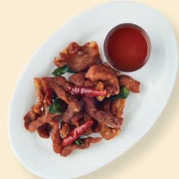 A4.หมูแดดเดียวทอด