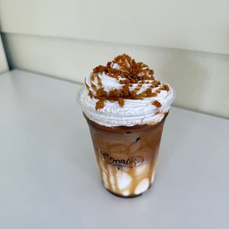 Coffee nuts caramel whip biscoff