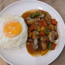 ข้าวปลานิลพริกไทยดำ