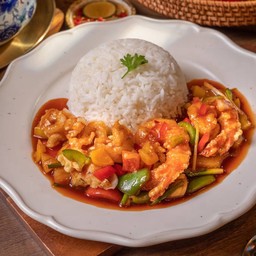 E11 ข้าวผัดเปรี้ยวหวานฮ่องกงหมู