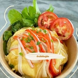 ข้าว (ไข่ข้น)ปูอัด