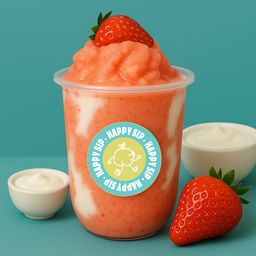 สตรอว์เบอร์รีโยเกิร์ตปั่น (Strawberry Yogurt Smoothie)