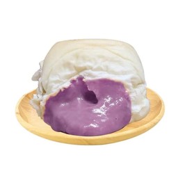 ขนมปังก้อนสังขยามันม่วง