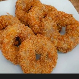 โดนัทกุ้งชิส ชิ้นใหญ่ 4ชิ้น