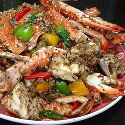 กับ/ปูม้าผัดพริกไทยดำ