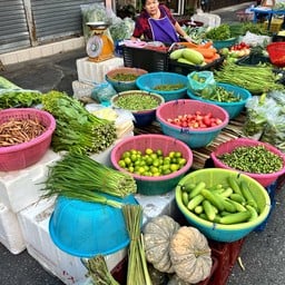ตลาดสดเมืองกาญจนบุรี