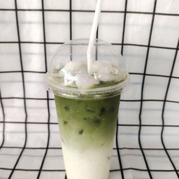 ชาเขียวนมสดมะพร้าวน้ำหอม