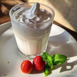 นมสดปั่น