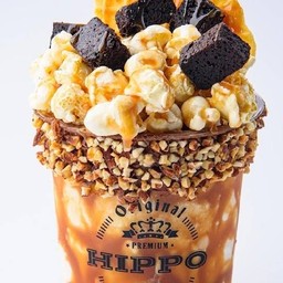 นมครราเมลป๊อปคอร์นปั่น