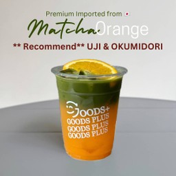 Orange Matcha ชาเขียวมัทฉะส้มสายน้ำผึ้งแท้ (No syrup added)